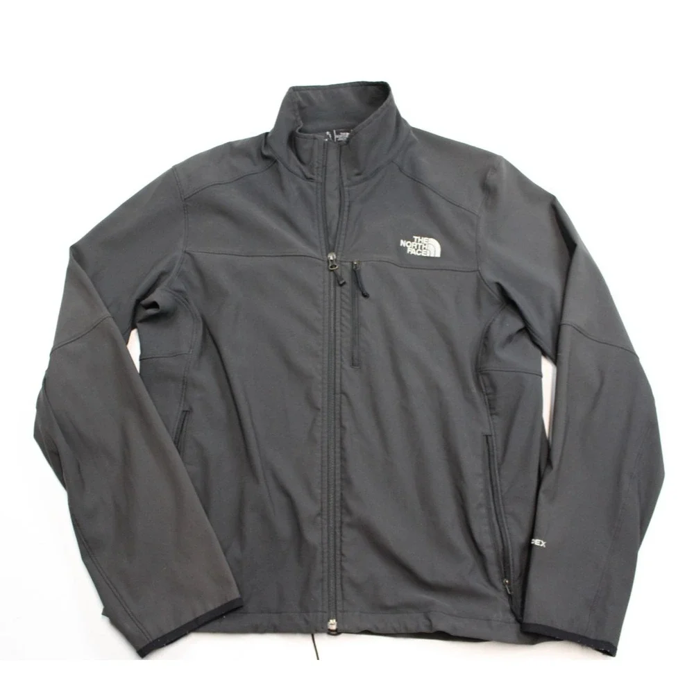 The North Face Apex Bionic Mens Softshell Jacket Black Full Zip XL  FTB0W+TNOW
